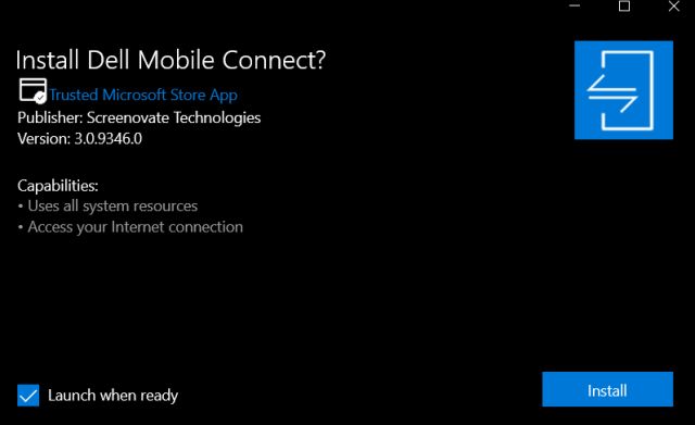 Använd Dell Mobile Connect på valfri Windows 10-dator (2021)