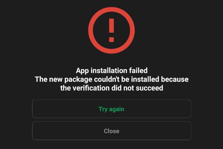 Hur man åtgärdar felet kan inte verifieras på Android 11