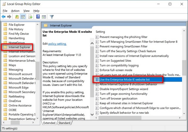 Aktifkan Mode IE di Microsoft Edge Chromium
