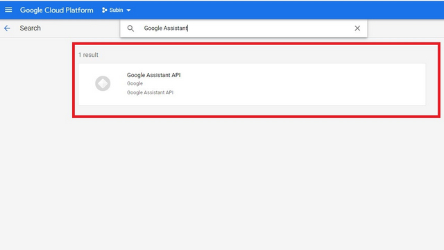 Google Assistant  API từ thư viện API