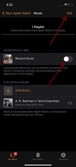 Tắt tự động đồng bộ hóa Apple Âm nhạc