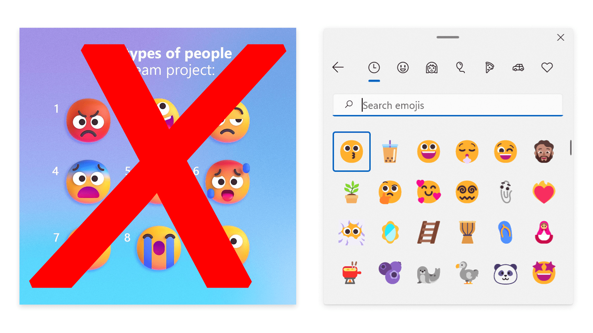 Scandal về biểu tượng cảm xúc: Windows Lời hứa của 11 về 3D Emoji Falls Phẳng