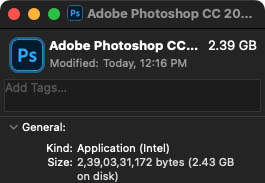 Adobe Photoshop-ikonen har ändrats