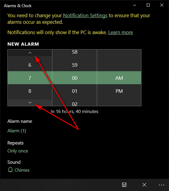 Cara mengatur Alarm di Windows sepuluh