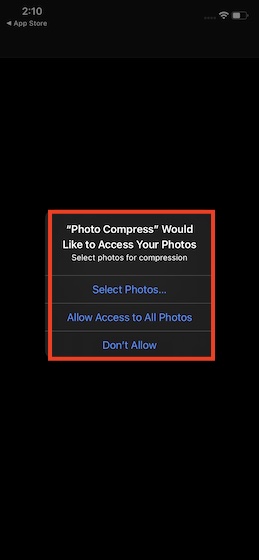 Kontrol akses aplikasi ke aplikasi foto
