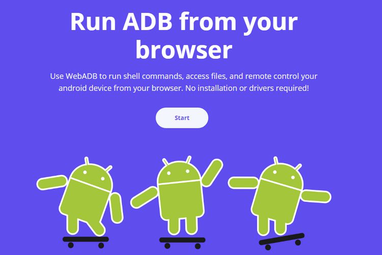 Hur man kör ADB från din webbläsare