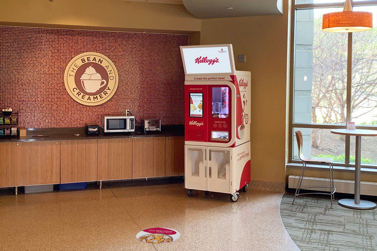 Kellogg's ra mắt máy bán ngũ cốc tự động để phục vụ bữa sáng dễ dàng hơn