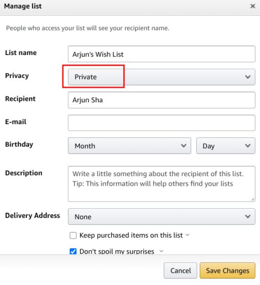 Thắt chặt quyền riêng tư của bạn trên Amazon Dịch vụ