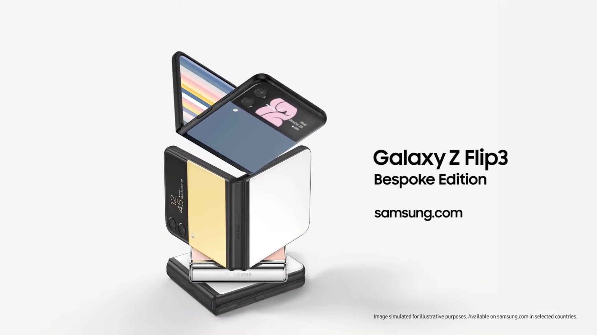 Mới Galaxy Z Flip 3 Phiên bản Bespoke Cho phép bạn thiết kế theo cách của mình