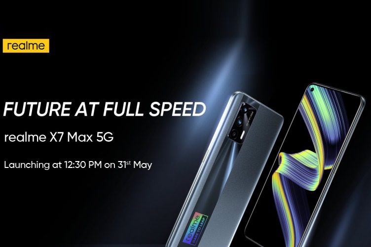 Realme X7 Max 5G med 1200 densitet lanseras i Indien den 31 maj