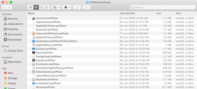 Folder System Preferences Pane di