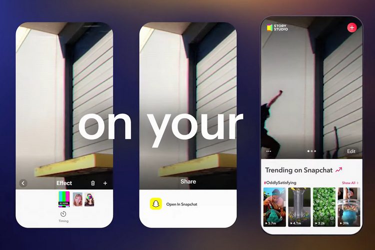 Snap Story Studio adalah aplikasi pengeditan video gratis untuk iOS