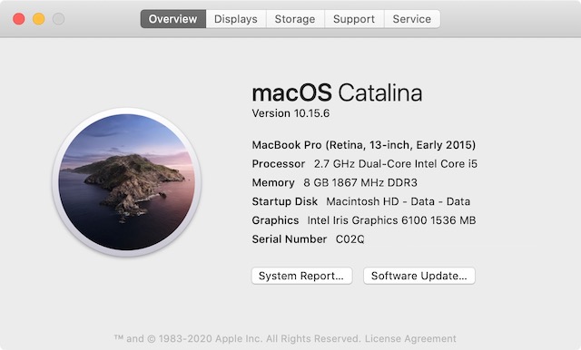 Kiểm tra cấu hình CPU của Mac 2