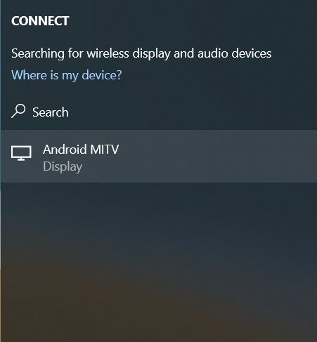 Dàn diễn viên Windows 10 đến Android TV