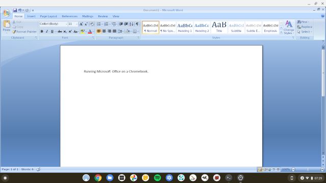Instal Microsoft Office di Chromebook