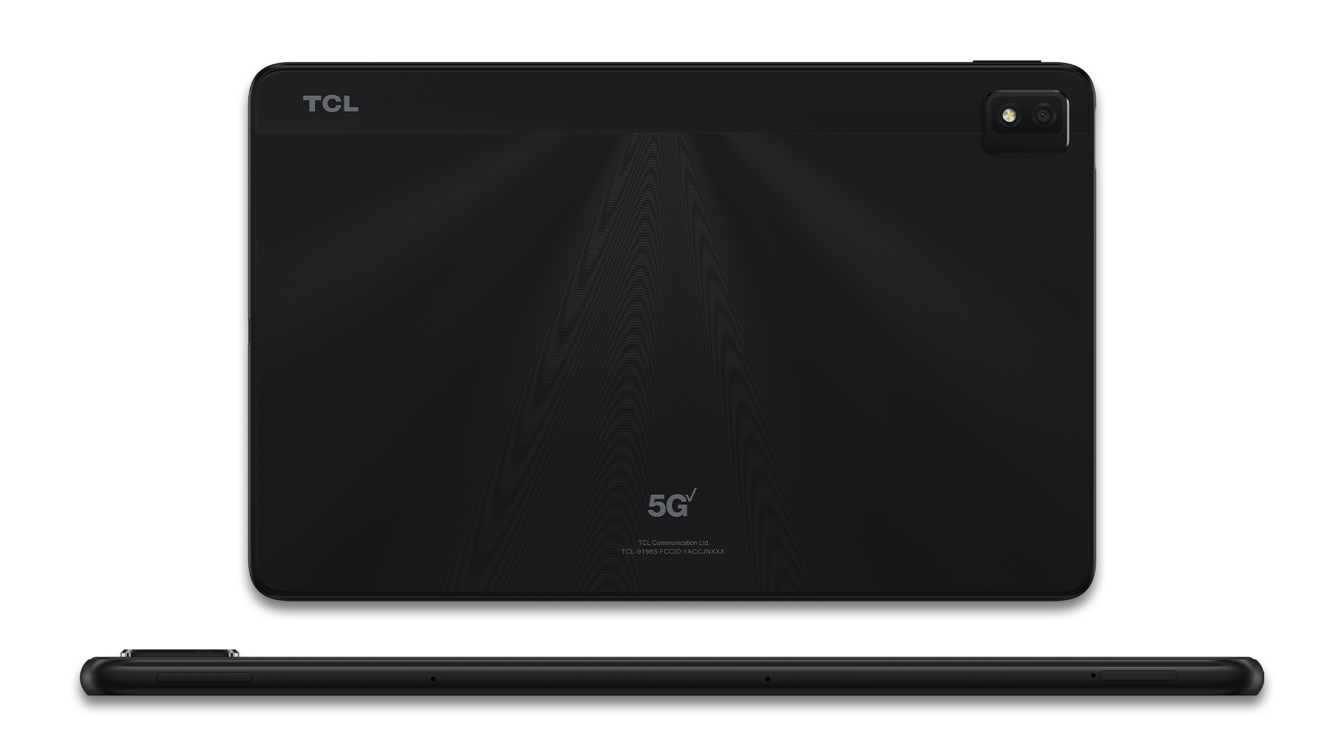 Mặt sau và cấu hình của máy tính bảng TCL TAB Pro 5G.
