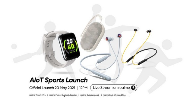 Đồng hồ Realme 2 Pro sẽ ra mắt vào ngày 20 tháng 5