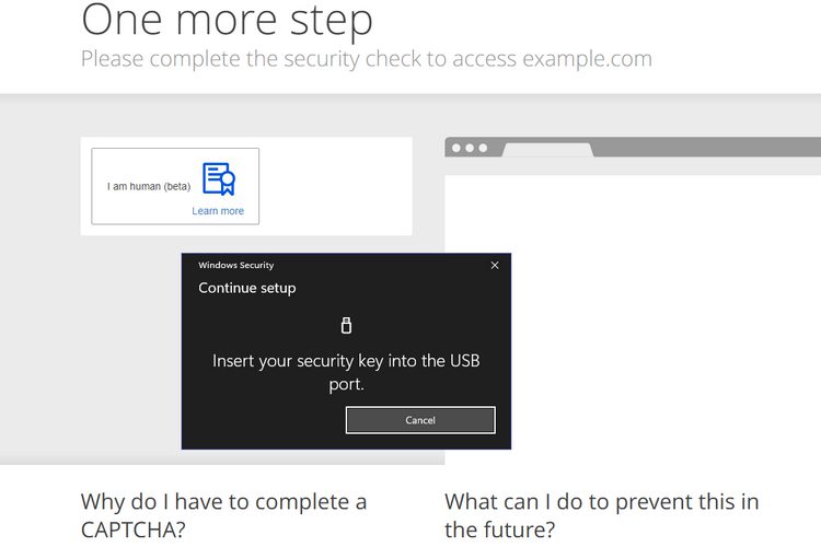 Cloudflare ingin mengganti CAPTCHA dengan Kunci Keamanan Perangkat Keras