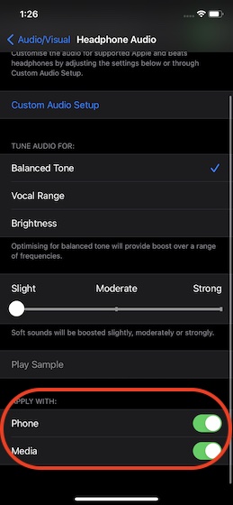 Hur man anpassar hörlursljud i iOS 14 och iPadOS 14