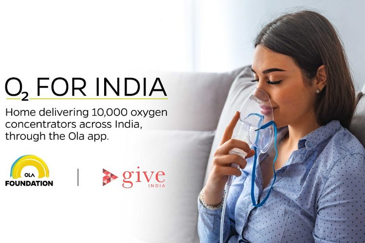 Ola cung cấp dịch vụ cung cấp thiết bị tập trung oxy trước cửa trên khắp Ấn Độ