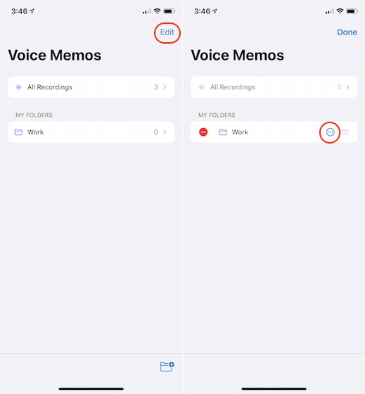 6. Buat dan Kelola Folder di Catatan Suara di iOS 14