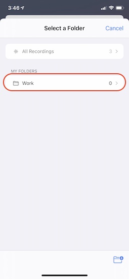 5.  Tạo và quản lý thư mục trong bản ghi âm trong iOS 14