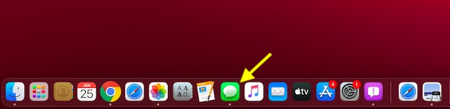 Buka app Pesan di Mac Anda