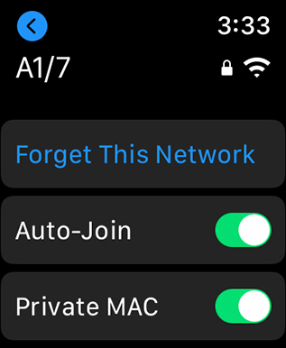 Hur man aktiverar/inaktiverar privat MAC-adress i watchOS 7