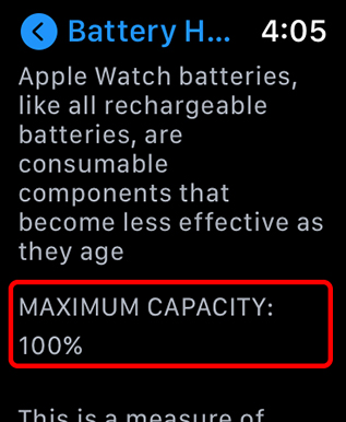 Làm thế nào để kiểm tra Apple Watch Tình trạng pin trong watchOS 7