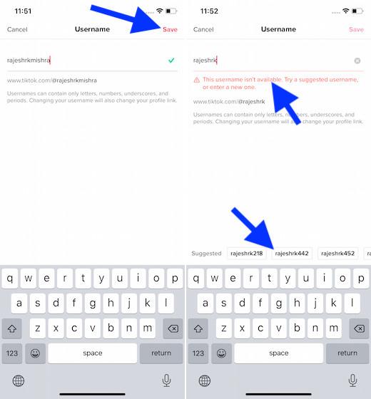 Hur man ändrar TikTok-användarnamn på iOS och Android