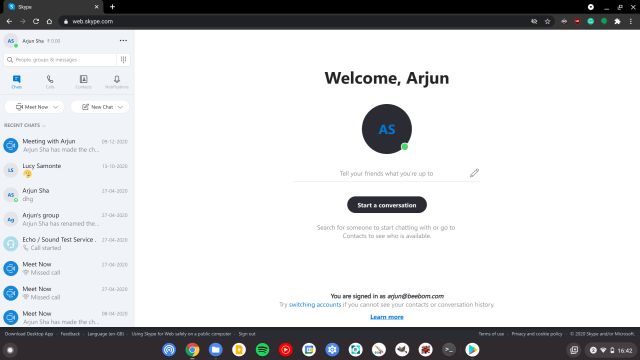 Hur du får Skype för Chromebook att fungera i enkla steg