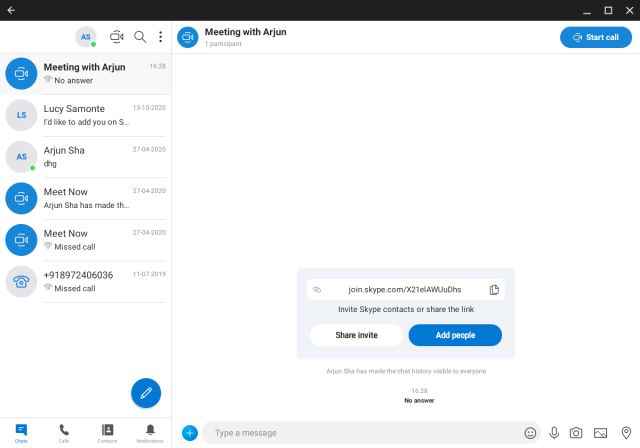 Hiểu được Skype dành cho Chromebook đang hoạt động: Ứng dụng Android