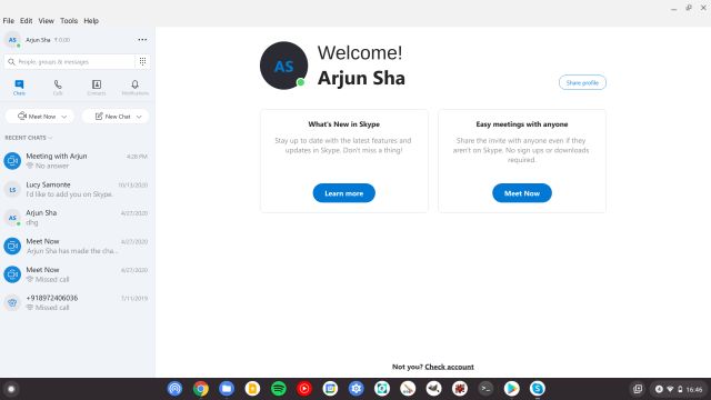 aplikasi skype linux