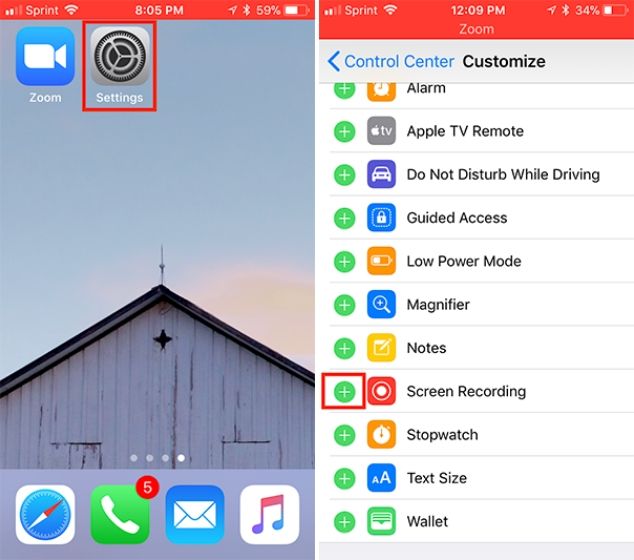 Bagikan layar Anda saat diperbesar di iOS dan iPadOS