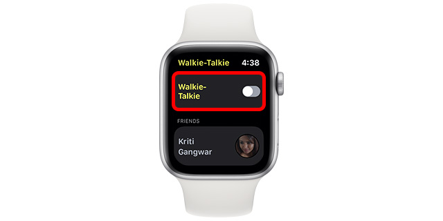 Hur man använder Walkie-Talkie på Apple Watch