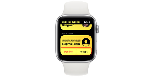 Cara menggunakan Walkie-Talkie di Apple Watch