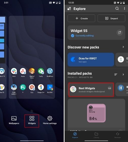 NeXt - Android 12 Widgets cho giao diện người dùng KWGT