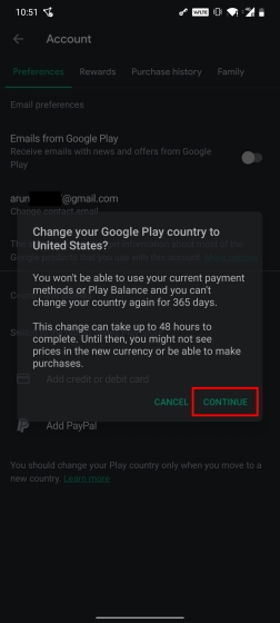 Cài đặt ứng dụng Android không khả dụng ở quốc gia của bạn