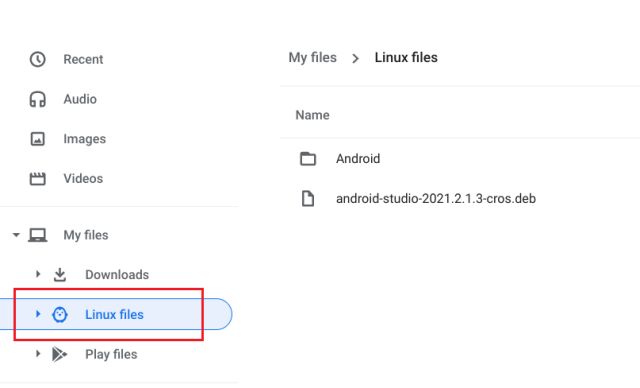 Installera Android 12L på Chromebook