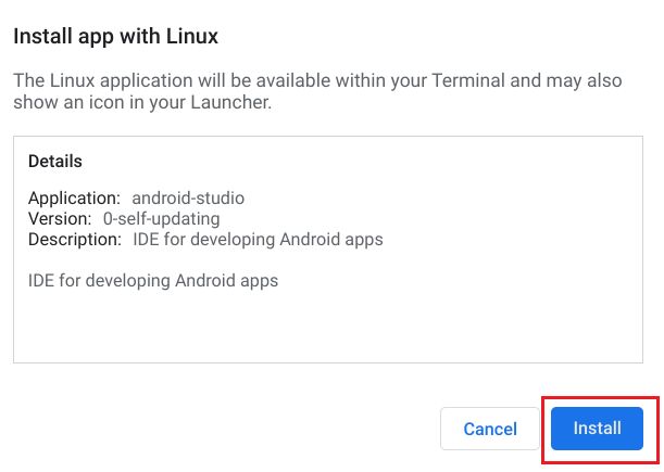 Installera Android 12L på Chromebook