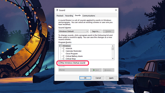Memahami Windows Mulai ulang audio Windows sepuluh