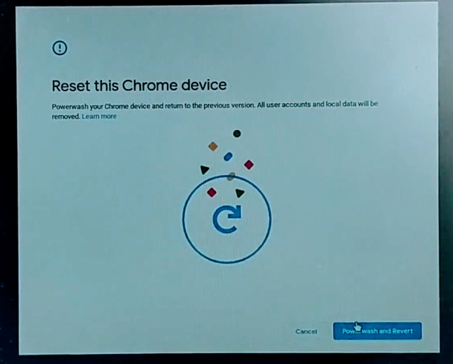 Khôi phục cài đặt gốc cho Chromebook mà không cần mật khẩu