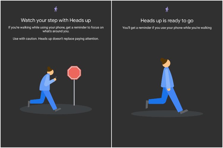 Google vill att användarna ska titta upp medan de går med “Alerts” Mode i Digital Wellbeing