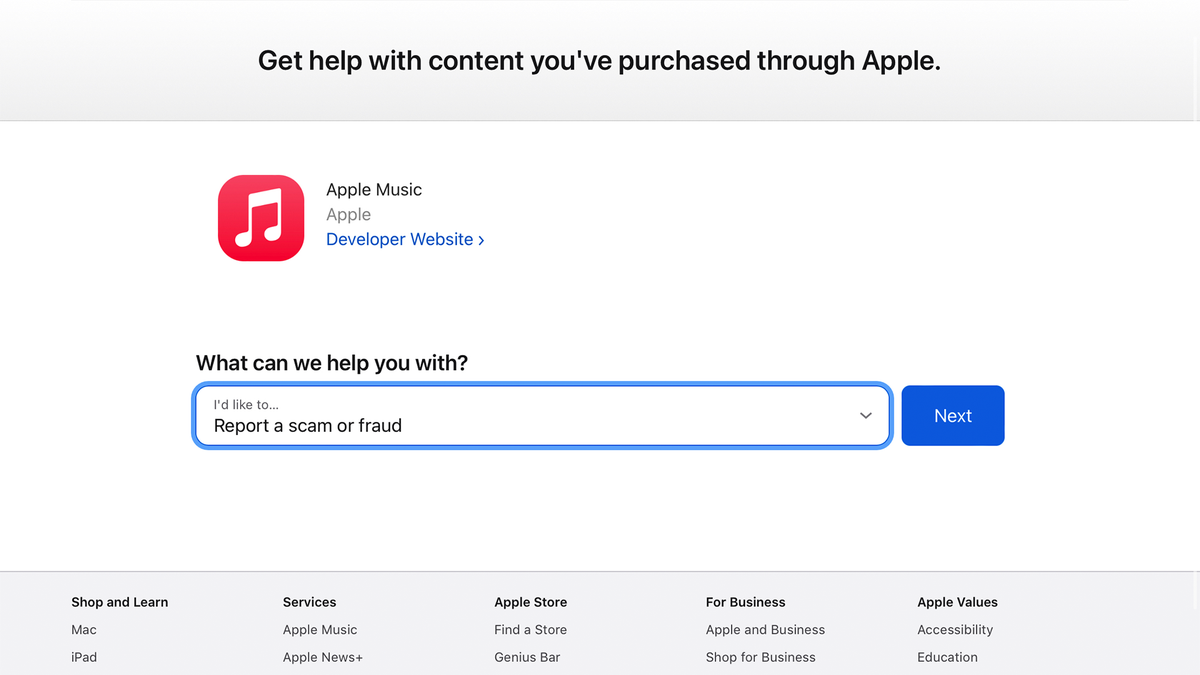 Báo cáo một ứng dụng lừa đảo thông qua AppleCông cụ Báo cáo sự cố mới của App Store.