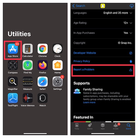 Bagaimana cara melaporkan aplikasi dan penipuan yang buruk di Apple App Store di iPhone