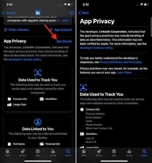 Ikuti kebijakan privasi aplikasi iOS