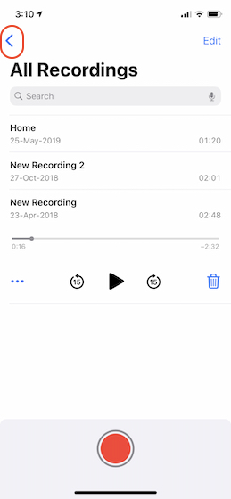 1. Buat dan Kelola Folder di Catatan Suara di iOS 14