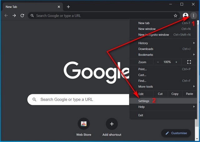 Thay đổi Công cụ Tìm kiếm Mặc định trong Chrome Windows