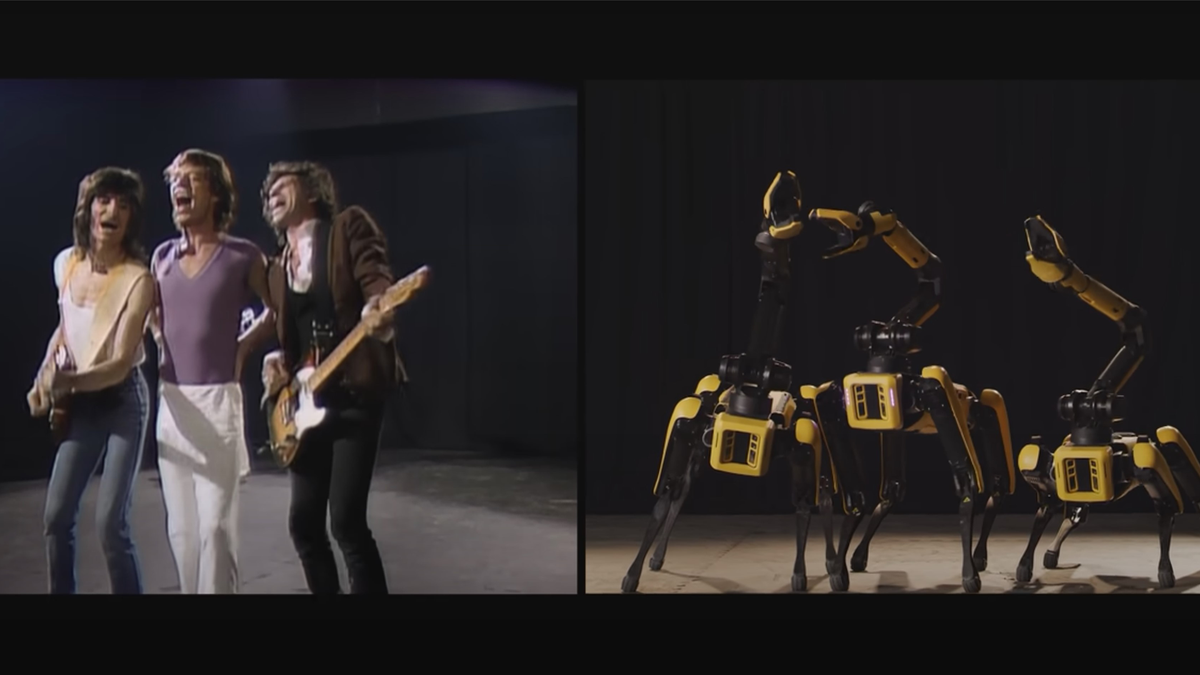 Robot Rolling Stones và Boston Dynamics