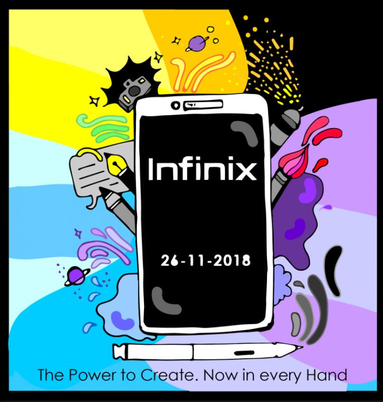 Infinix Note 5  Teaser bút cảm ứng
